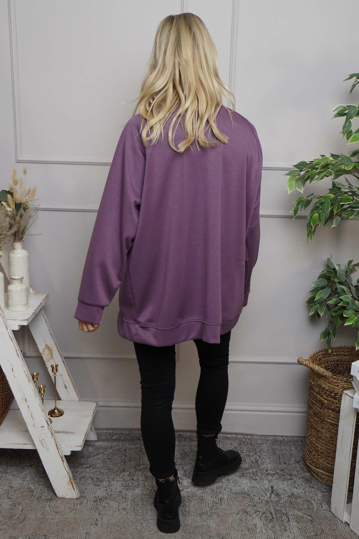 C'est La Vie Sweatshirt Purple