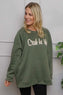 C'est La Vie Sweatshirt Khaki