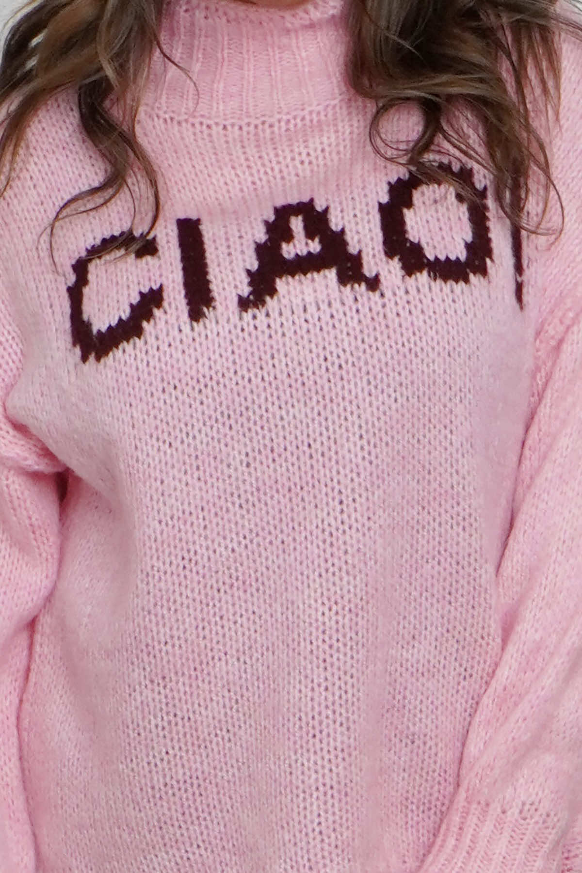 Ciao Knitted Jumper Pink