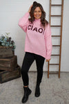 Ciao Knitted Jumper Pink