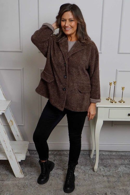 Zena Jacket Cocoa - Image 3