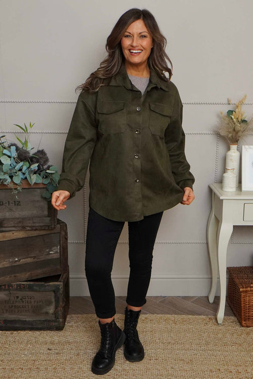 Anita Shacket Khaki - Image 3