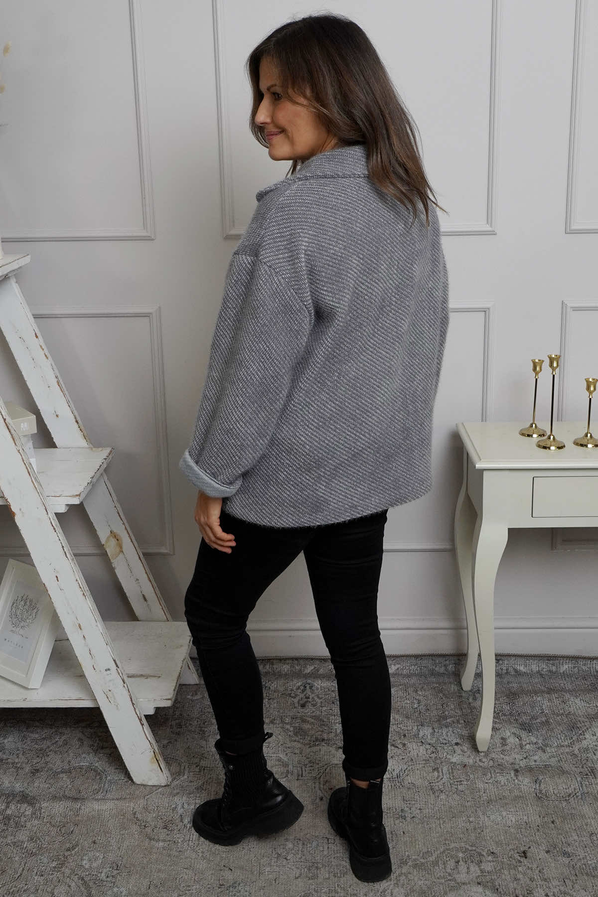 Zena Jacket Mid Grey