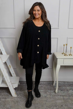 Anika Needlecord Jacket Black