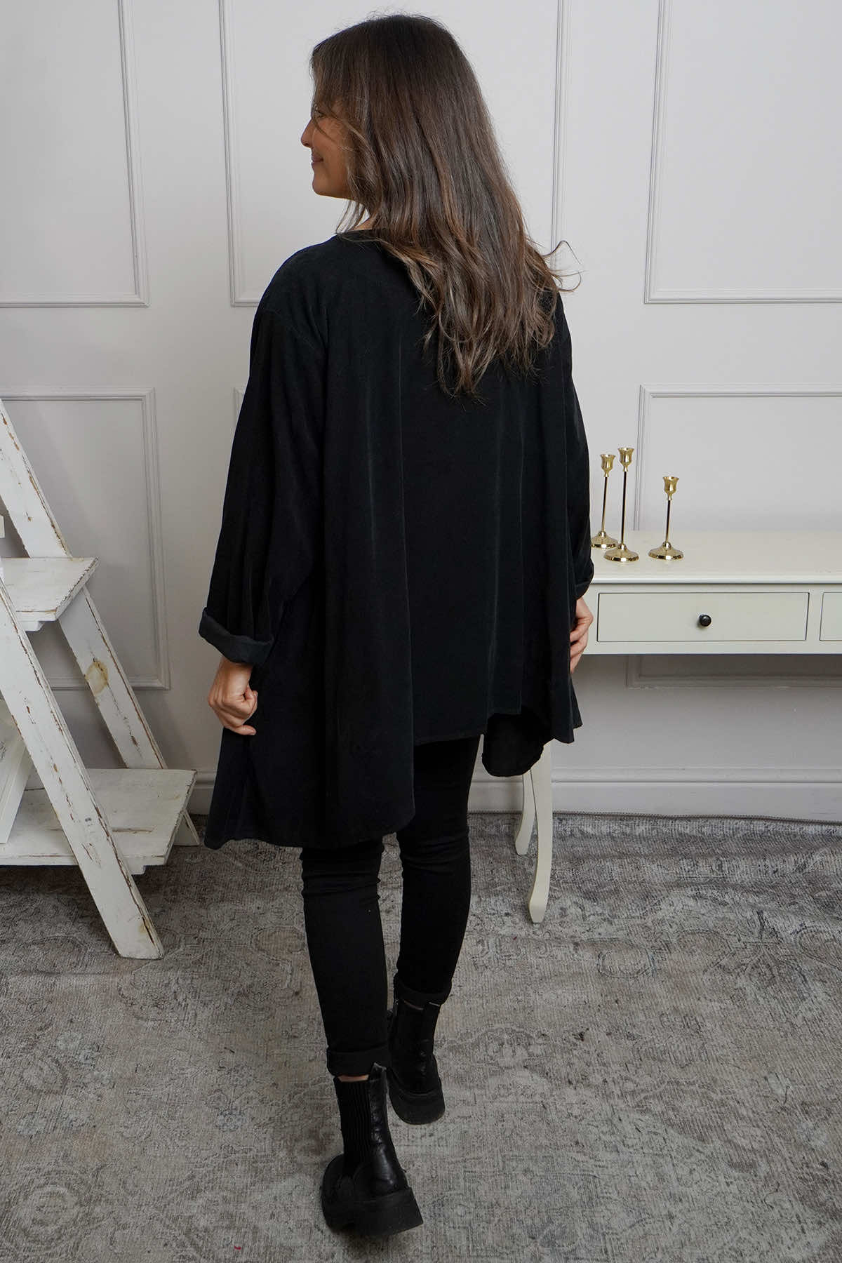 Anika Needlecord Jacket Black