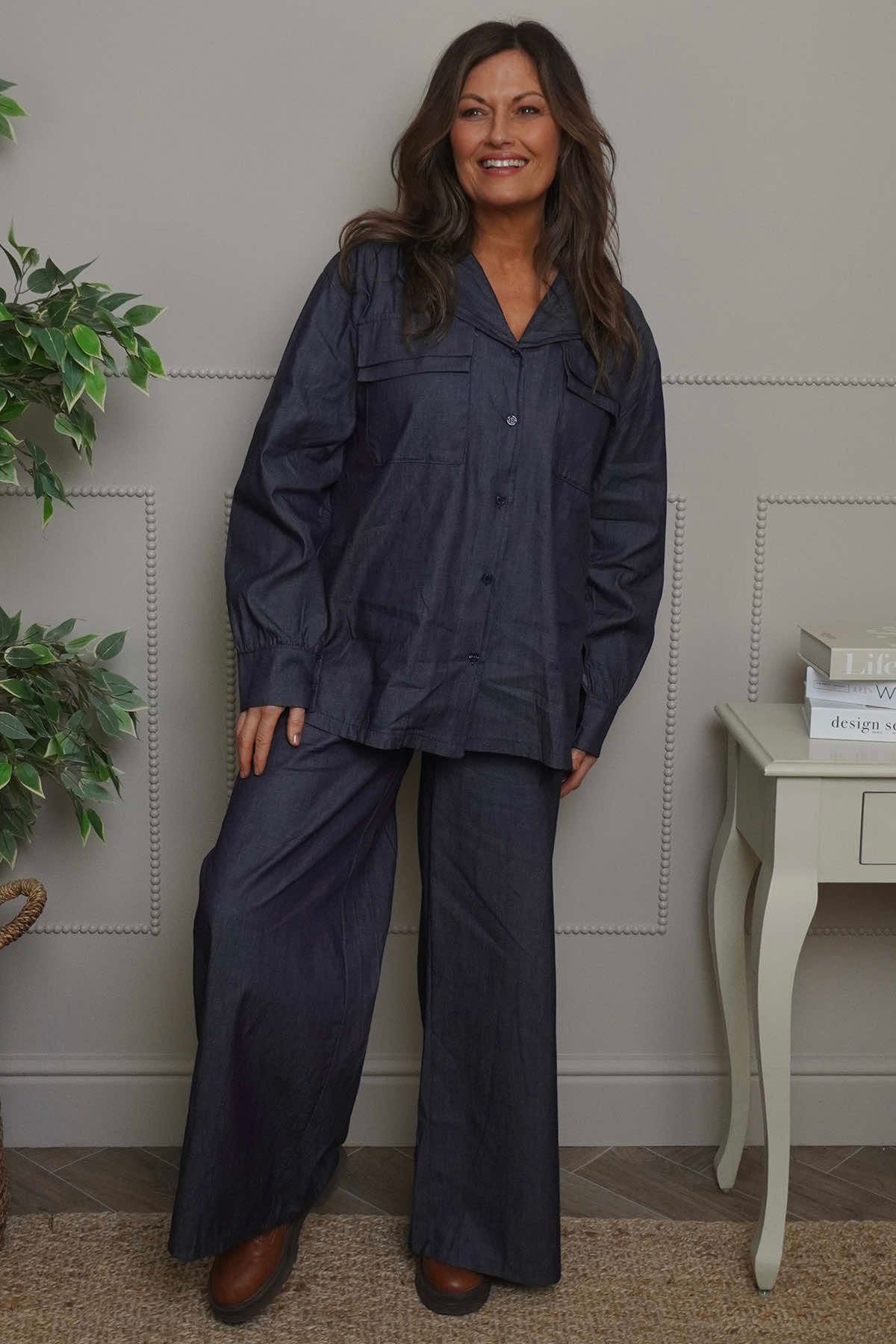 Dayna Denim Jacket Dark Denim