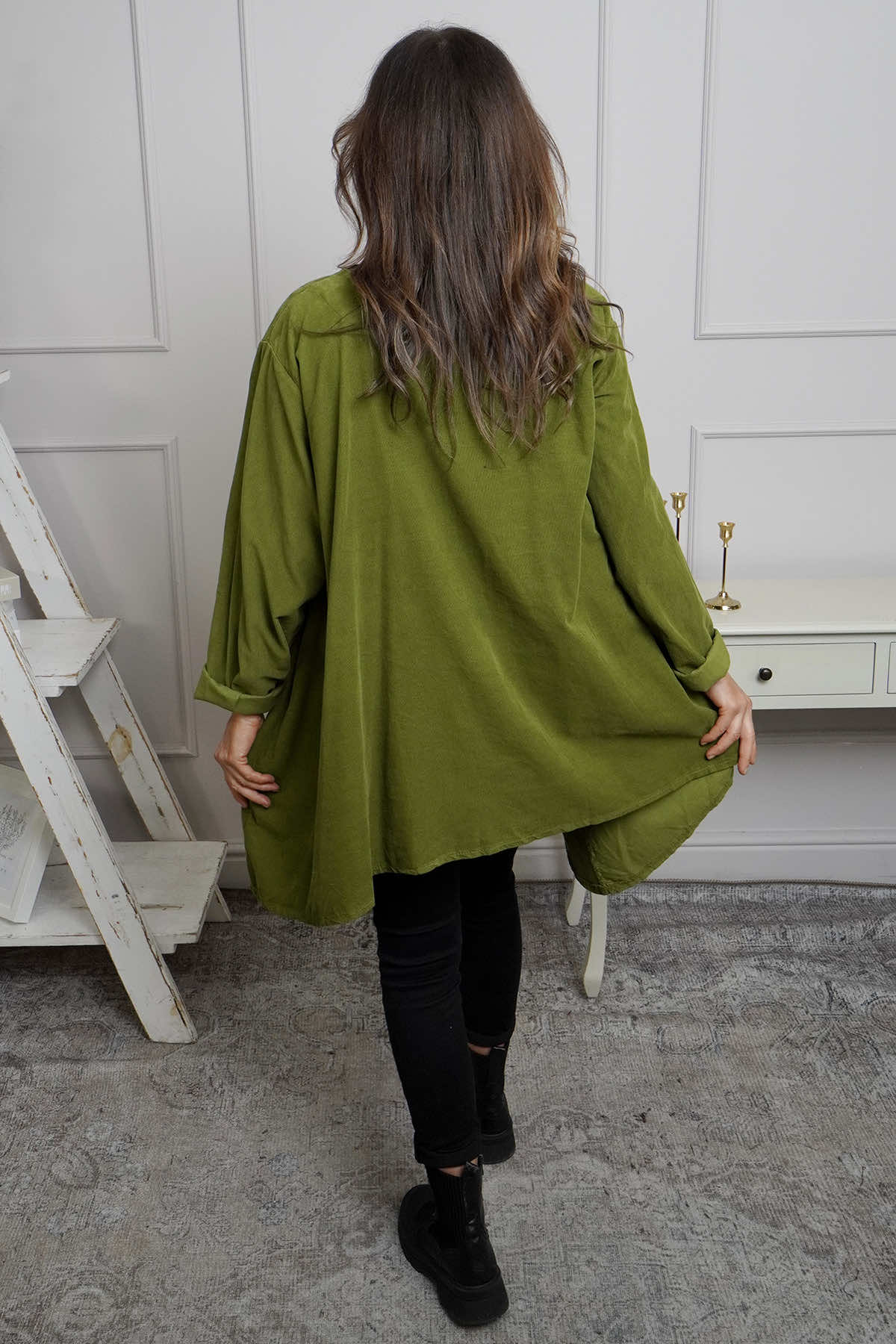 Anika Needlecord Jacket Olive