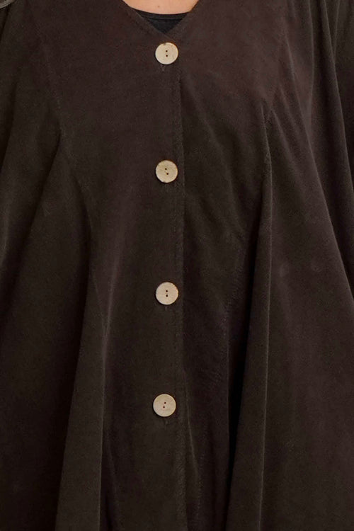 Anika Needlecord Jacket Cocoa - Image 3