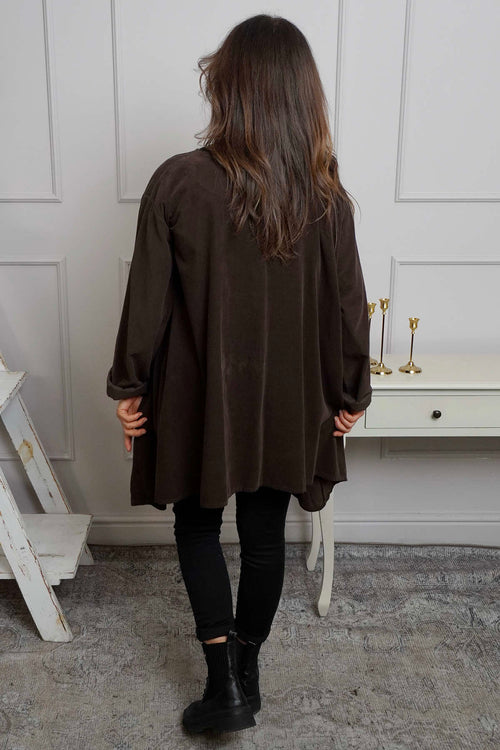 Anika Needlecord Jacket Cocoa - Image 4