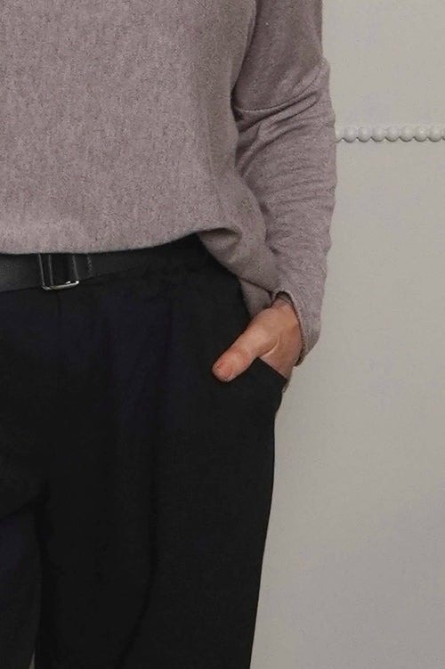 Philippa Belted Trousers Black - Image 3