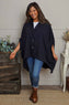 Carleen Batwing Cotton Jacket Black