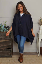 Carleen Batwing Cotton Jacket Black Black - Carleen Batwing Cotton Jacket Black