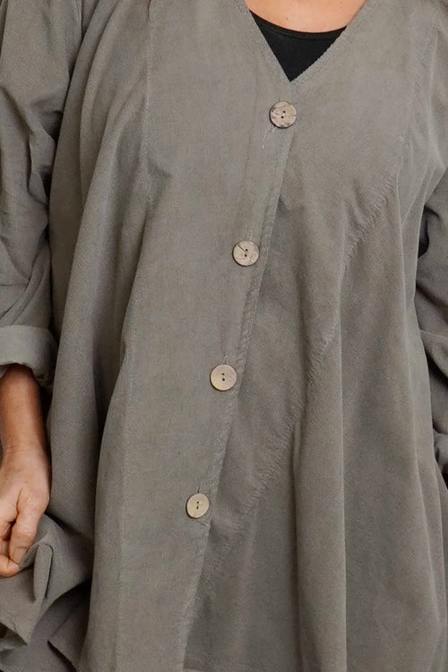 Anika Needlecord Jacket Mocha - Image 3