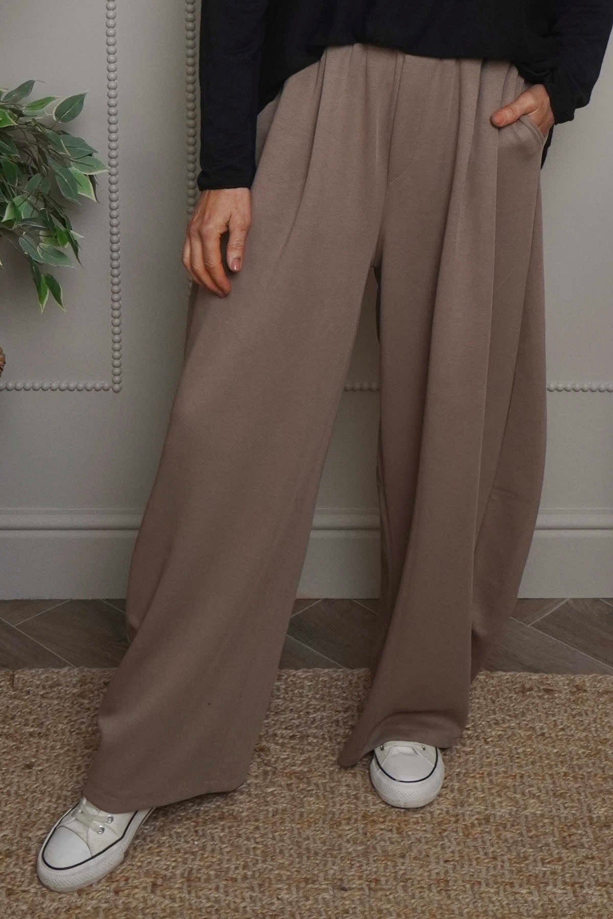 Cinda Cotton Trousers Mocha