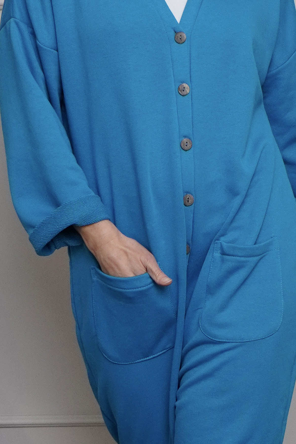 Paulton Jersey Boilersuit Teal