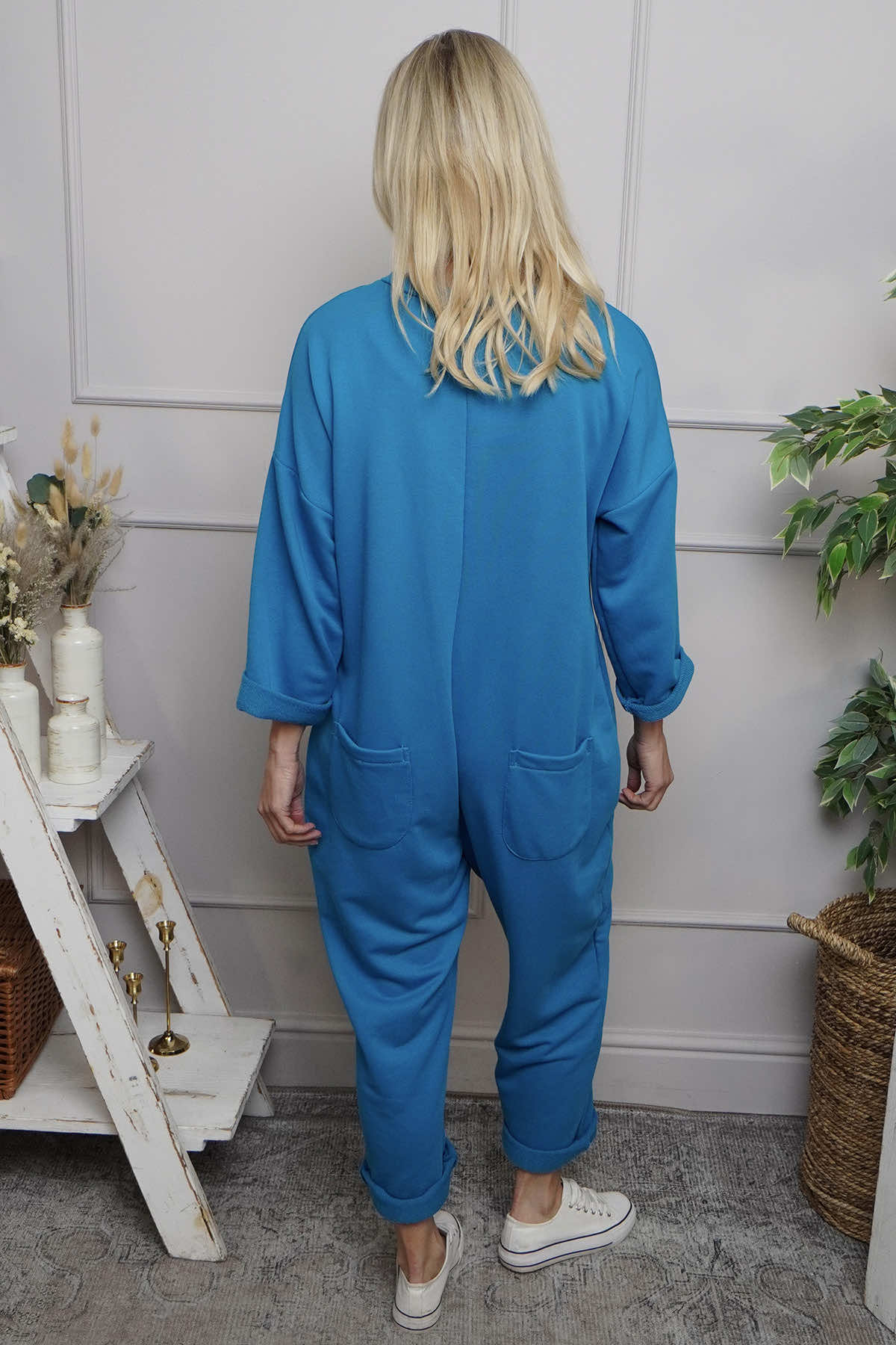 Paulton Jersey Boilersuit Teal