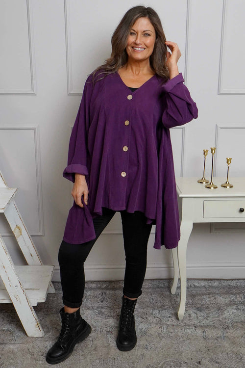 Anika Needlecord Jacket Purple