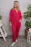 Paulton Jersey Boilersuit Fuchsia