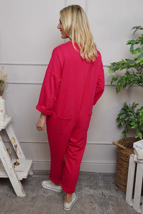 Paulton Jersey Boilersuit Fuchsia - Image 4