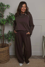 Cinda Cotton Trousers Cocoa Cocoa - Cinda Cotton Trousers Cocoa
