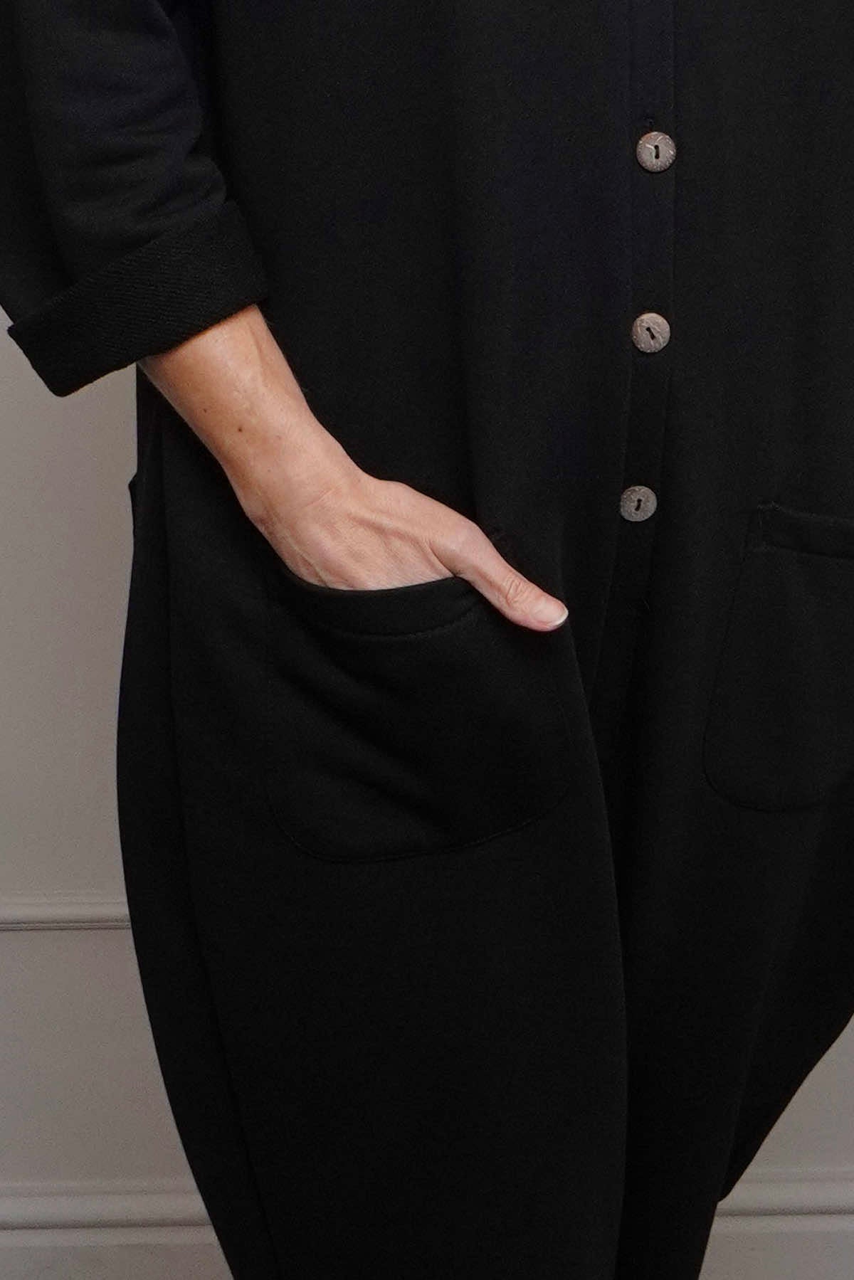 Paulton Jersey Boilersuit Black