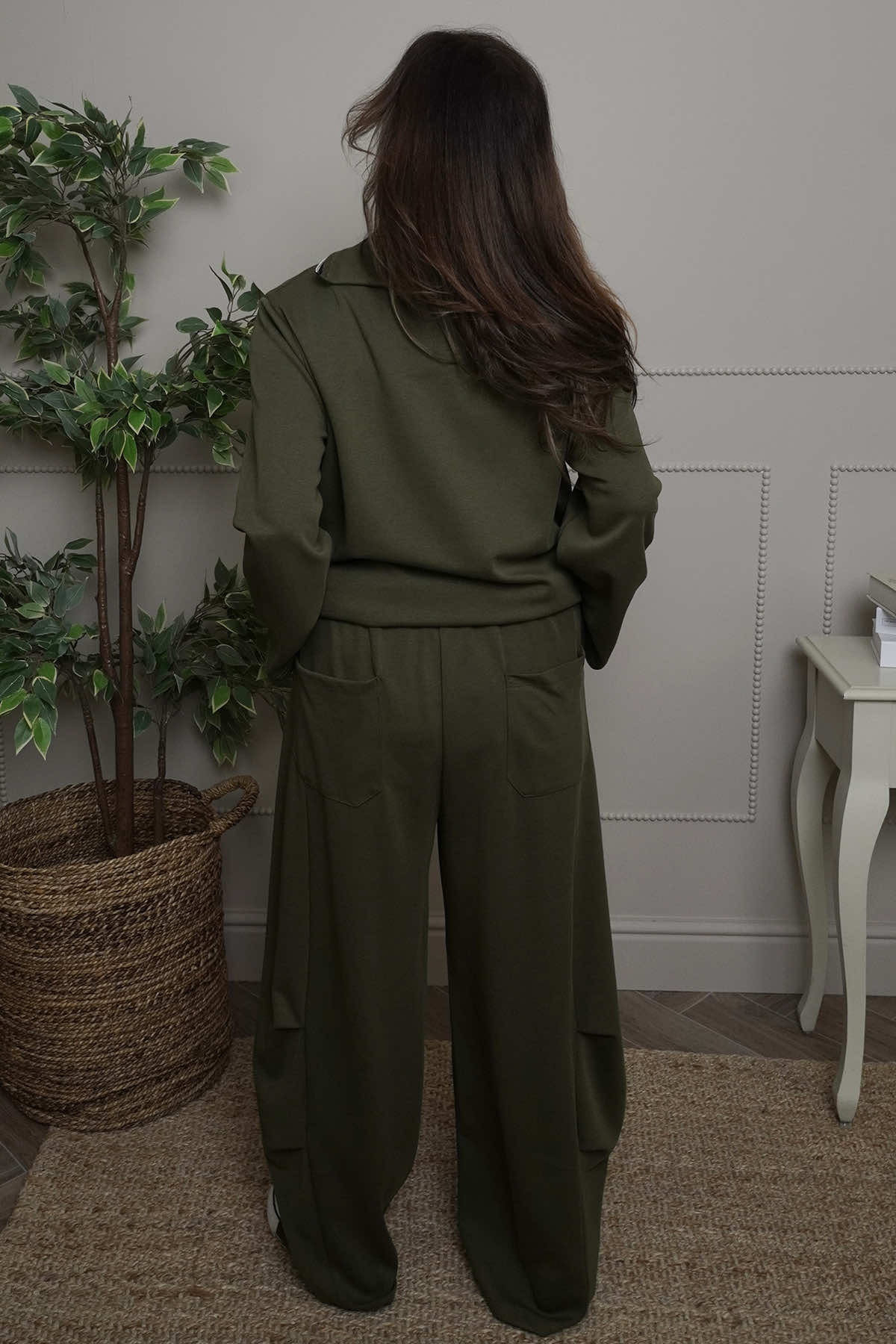 Cinda Cotton Trousers Khaki