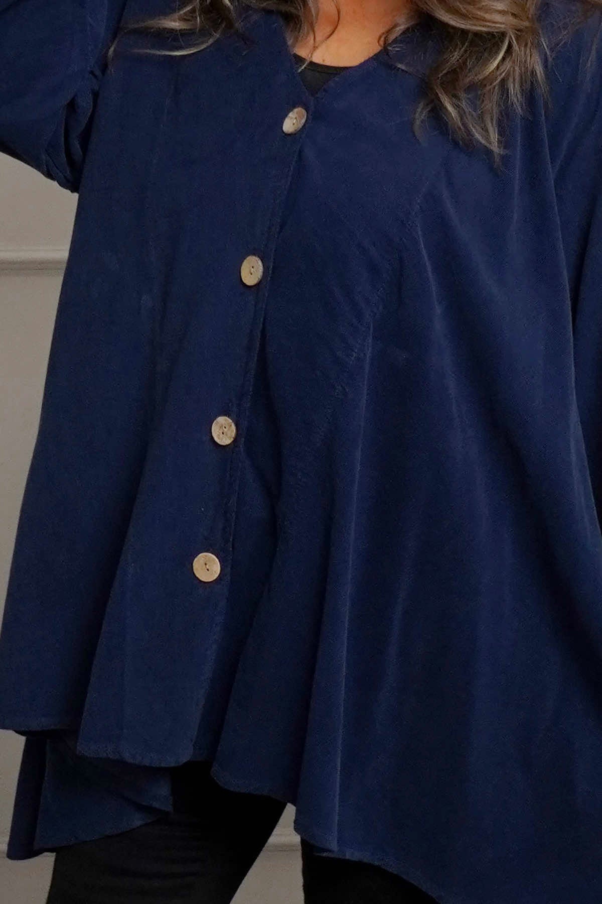 Anika Needlecord Jacket Navy