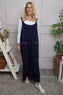 Kinley Pocket Cotton Jumpsuit Navy