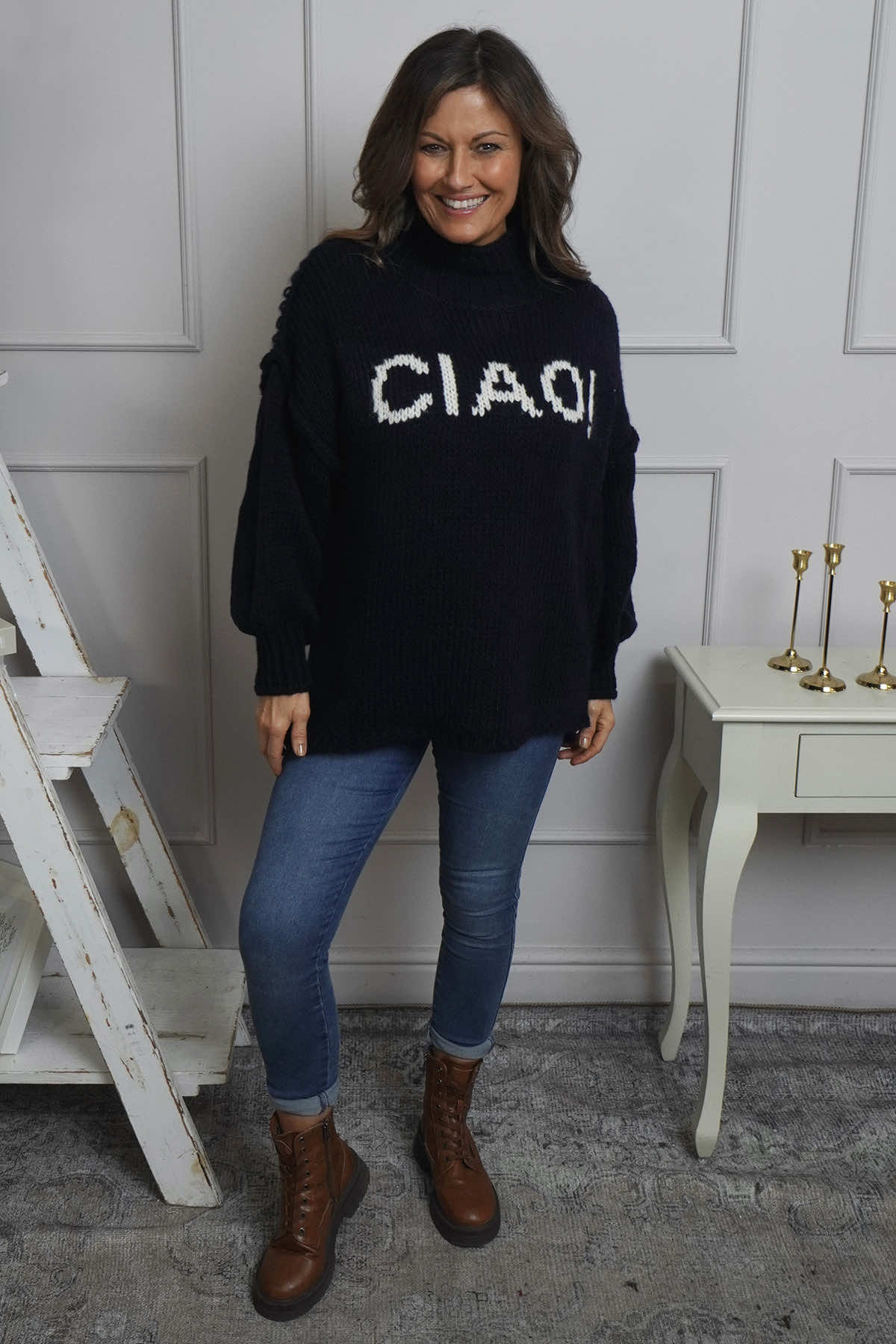 Ciao Knitted Jumper Navy