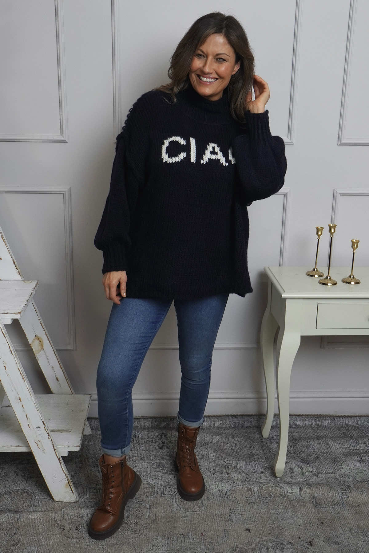 Ciao Knitted Jumper Navy