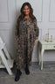 Darya Leopard Cotton Dress Mocha