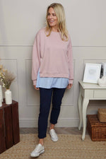 Gail Layer Detail Top Pink Pink - Gail Layer Detail Top Pink