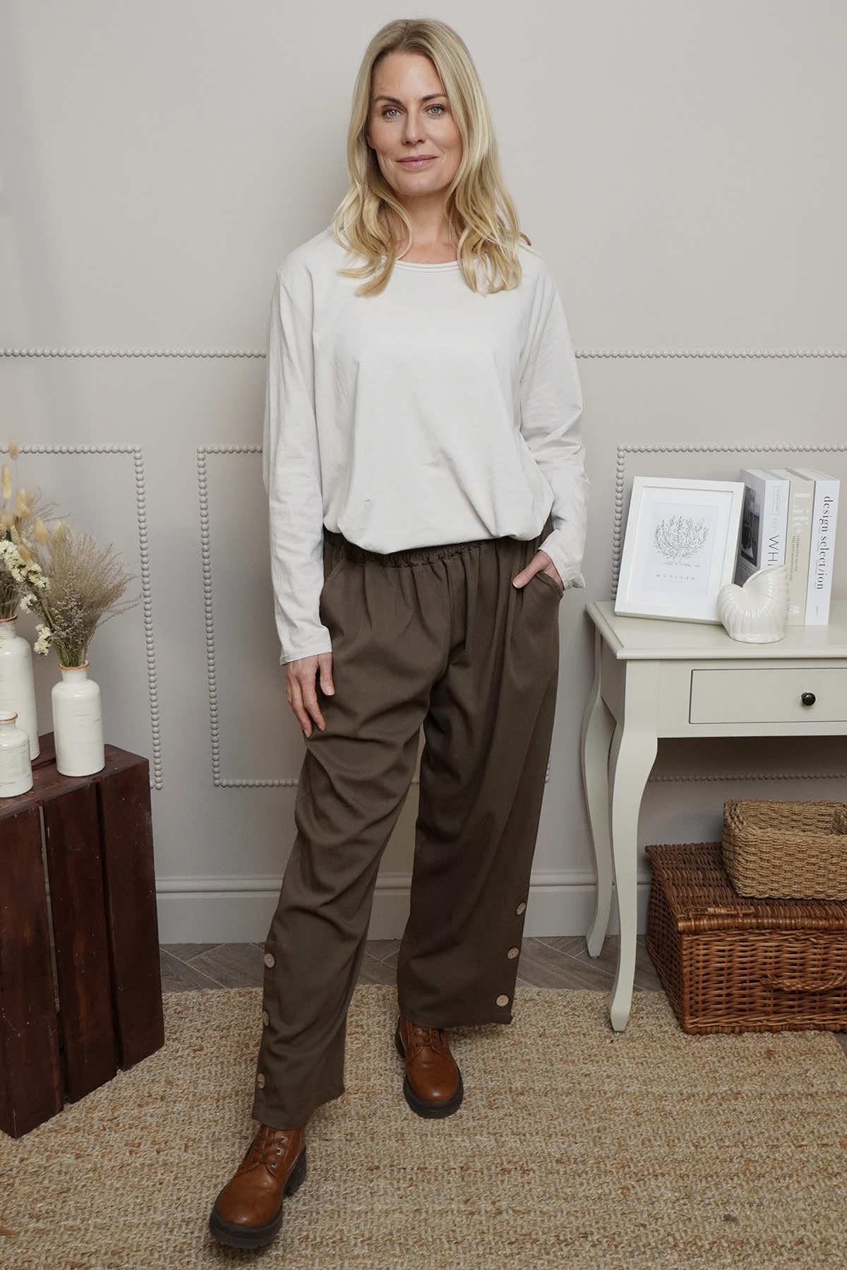 Nydia Trousers Cocoa