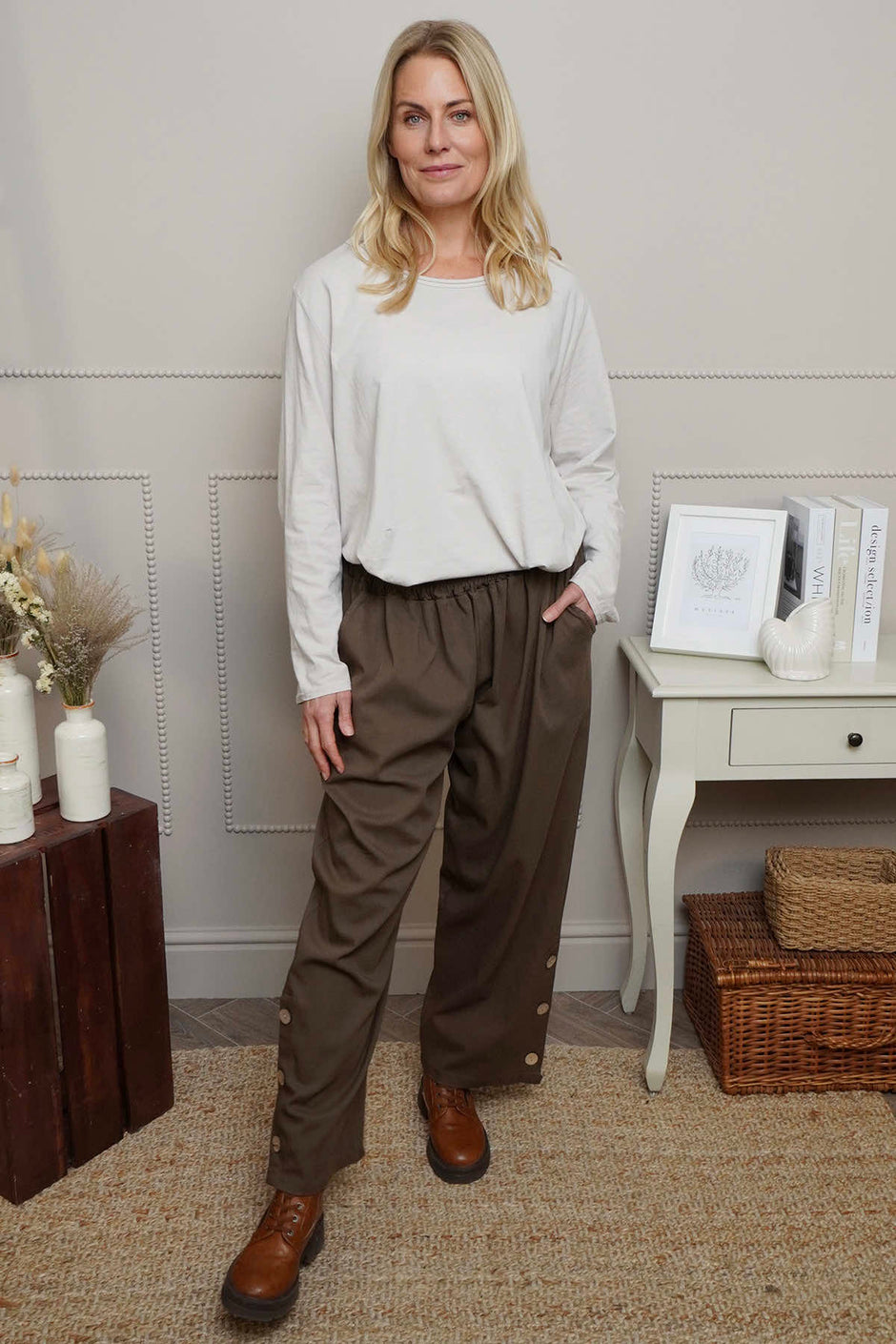 Nydia Trousers Cocoa