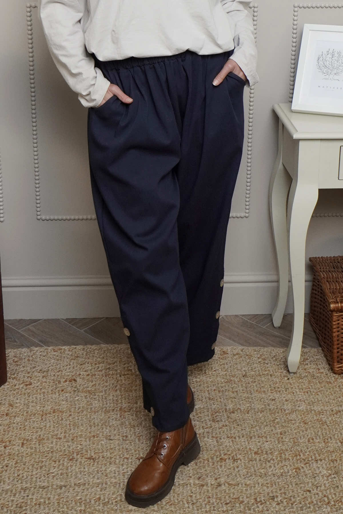 Nydia Trousers Navy