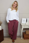 Nydia Trousers Wine