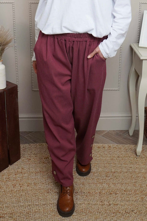 Nydia Trousers Wine - Image 2