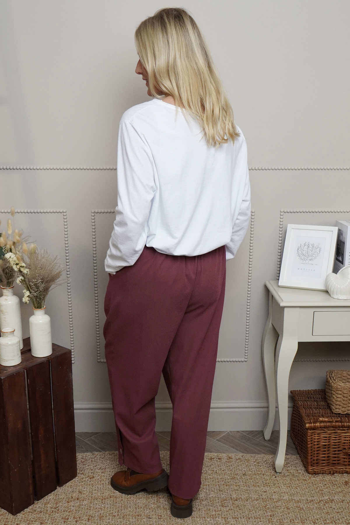 Nydia Trousers Wine