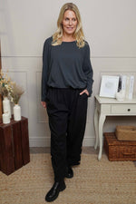 Nydia Trousers Black Black - Nydia Trousers Black