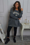 Alice Weekend Sweatshirt Marl Charcoal