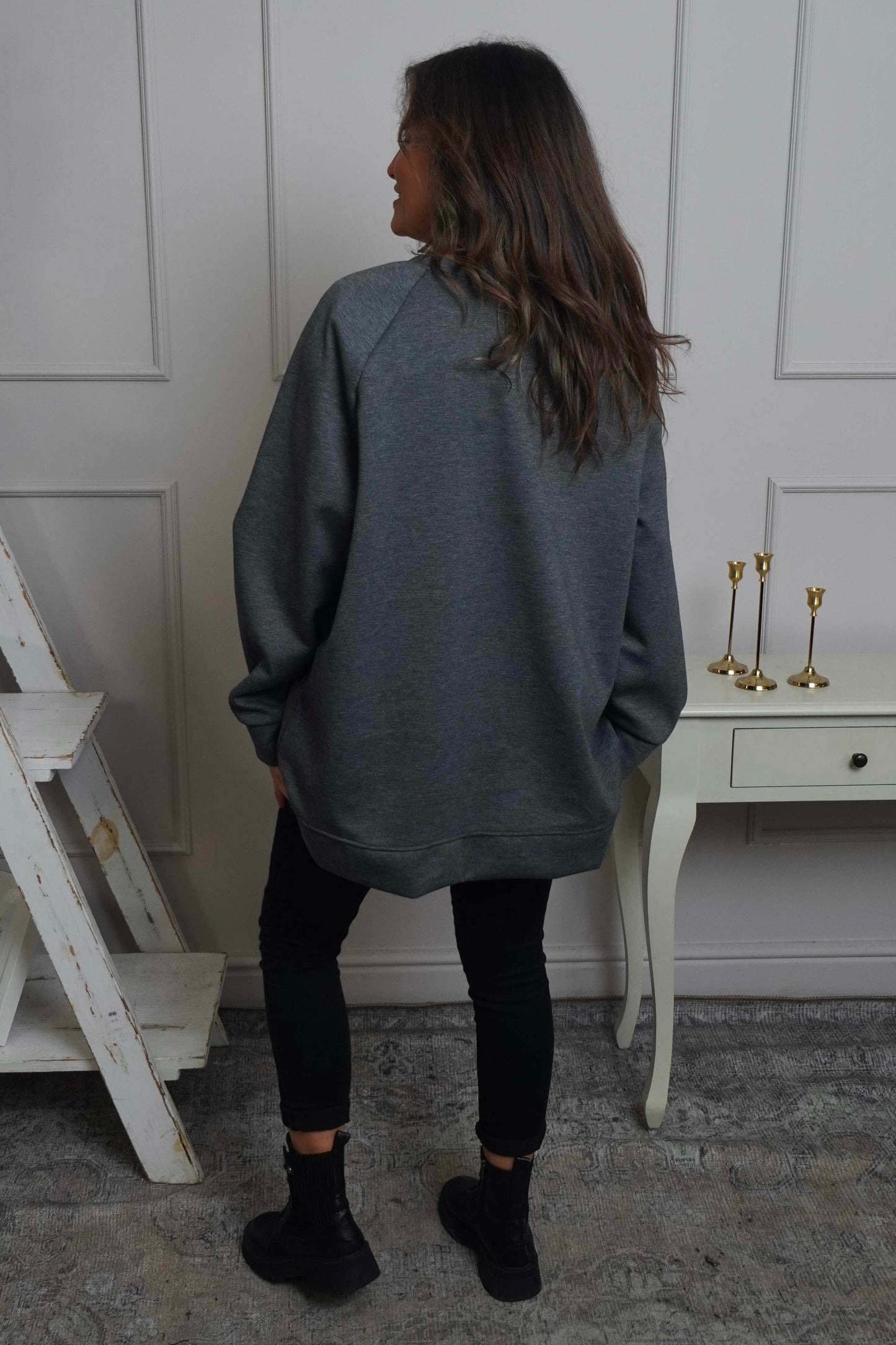 Alice Weekend Sweatshirt Marl Charcoal