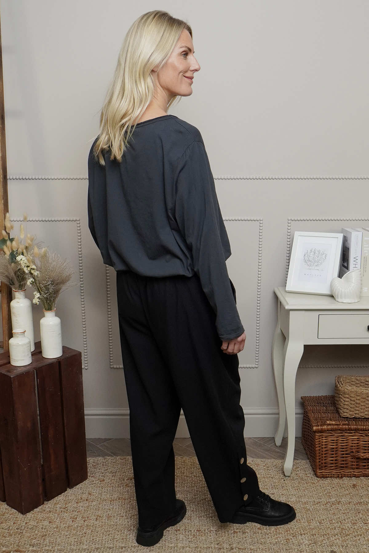 Nydia Trousers Black