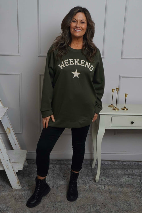 Alice Weekend Sweatshirt Khaki