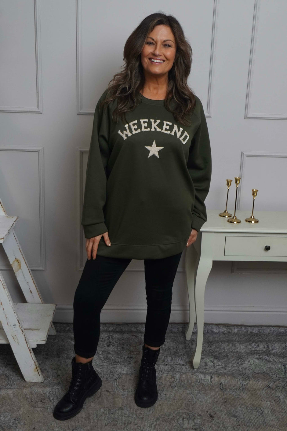 Alice Weekend Sweatshirt Khaki