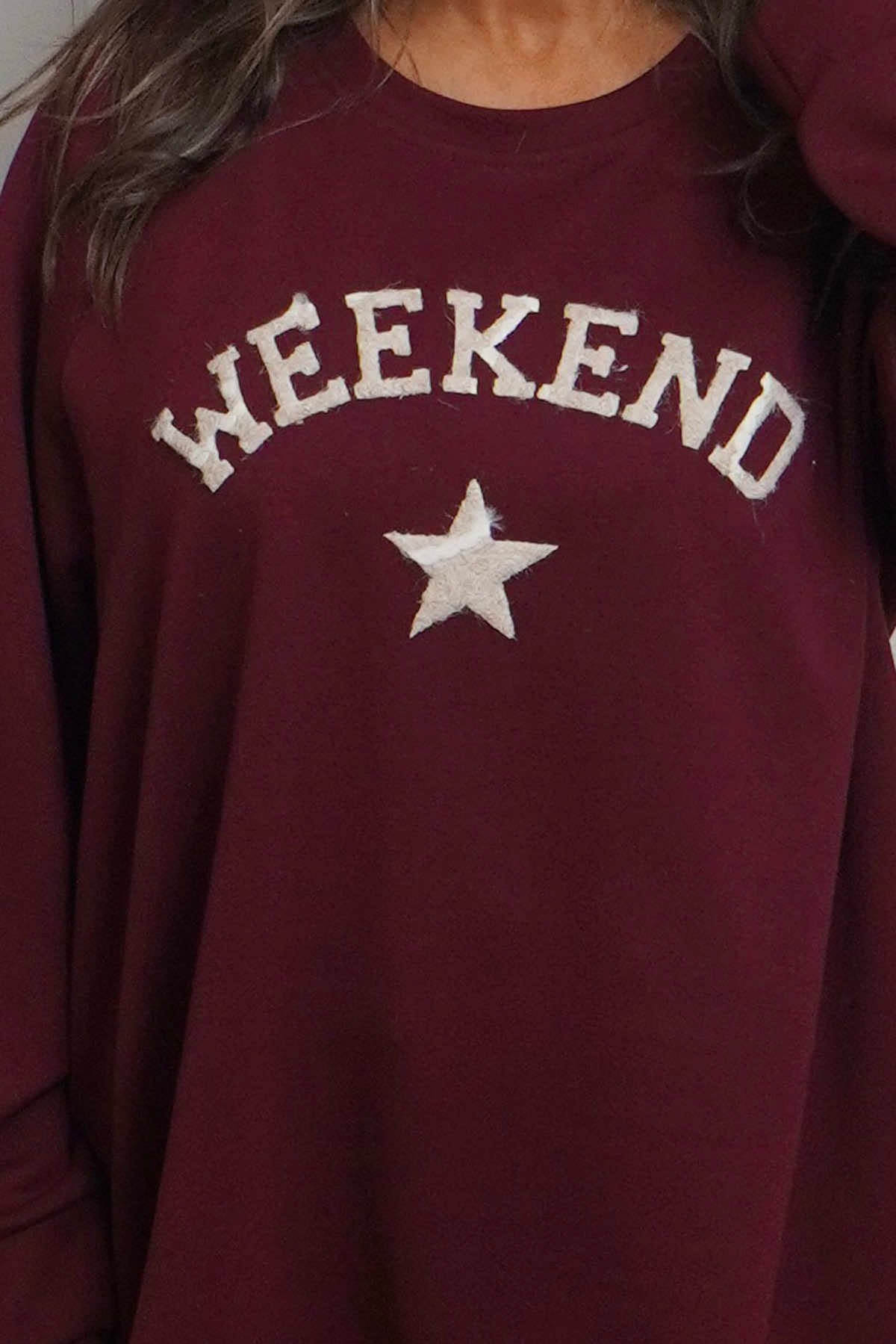 Alice Weekend Sweatshirt Wine