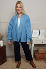 Ramsey Cotton Jacket Blue Blue - Ramsey Cotton Jacket Blue