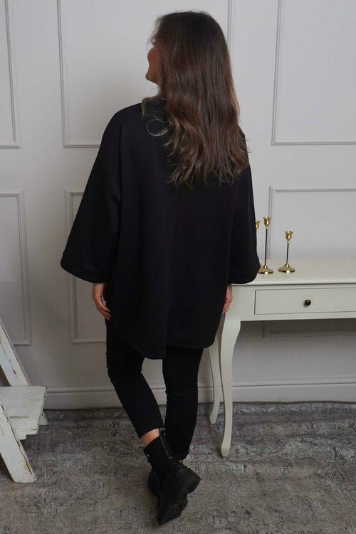Corina Sweatshirt Black - Image 4