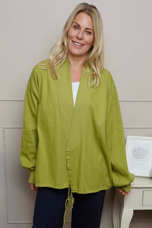 Ramsey Cotton Jacket Olive - Image 2