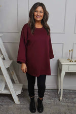 Corina Sweatshirt Wine Wine - Corina Sweatshirt Wine