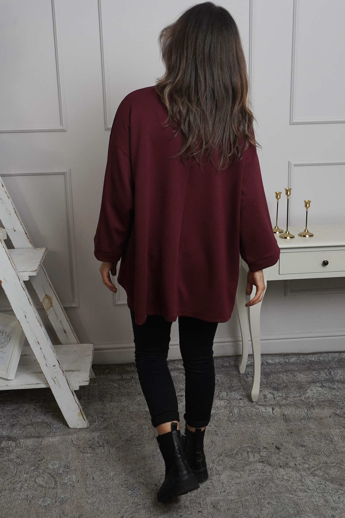 Corina Sweatshirt Wine